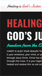 Mobile Screenshot of healingisgodsjustice.org