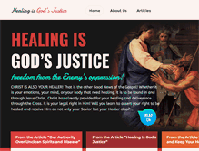 Tablet Screenshot of healingisgodsjustice.org